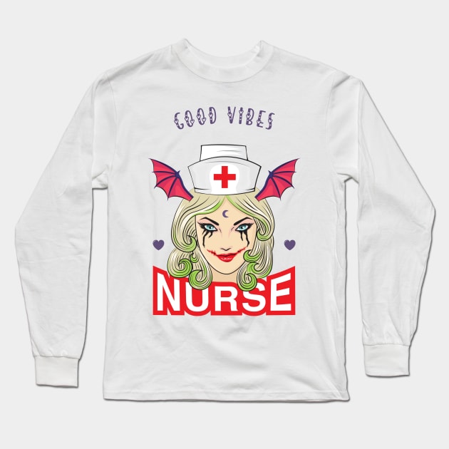 Tough Enough To Be A Correctional Nurse Long Sleeve T-Shirt by Candaria